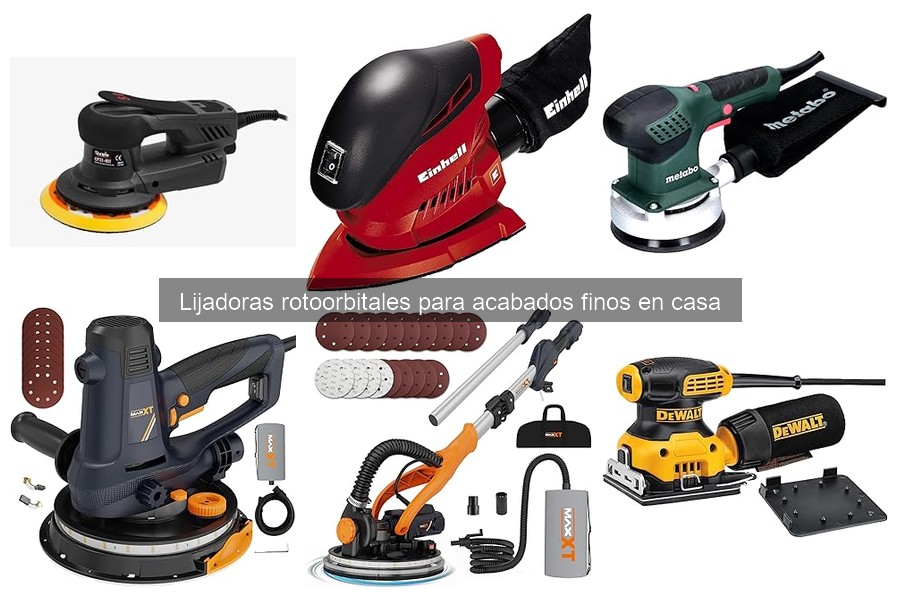 Comparativa: Lijadoras Rotoorbitales vs. Lijadoras de Banda