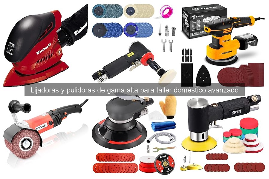 Comparativa Lijadoras y Pulidoras de Gama Alta para Taller