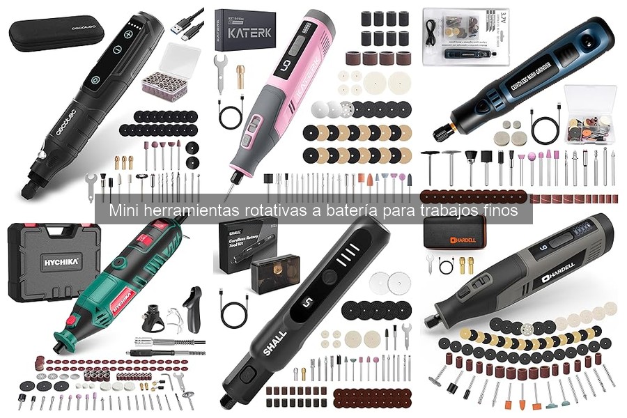 Comparativa: Mini herramientas rotativas a batería vs eléctricas