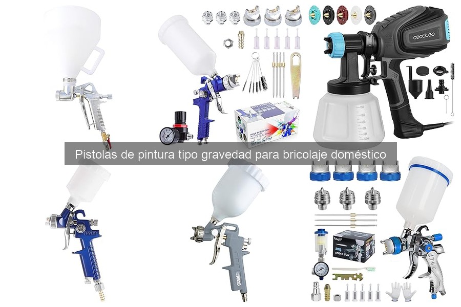 Comparativa Pistolas de Pintura: Gravedad vs Suction