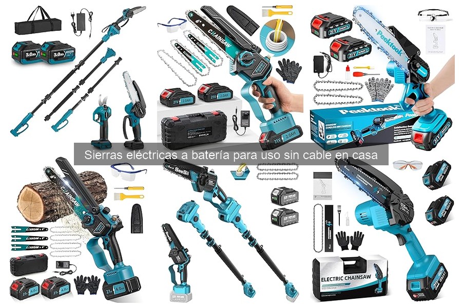Comparativa: Sierras eléctricas a batería vs. de cable