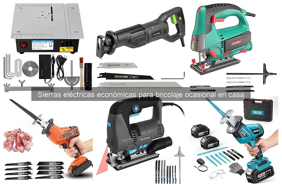 Comparativa: Sierras eléctricas económicas vs. profesionales