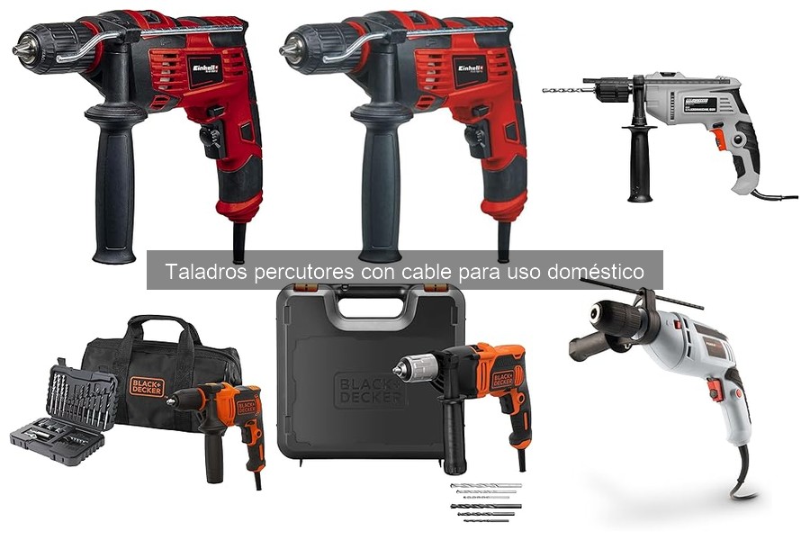 Comparativa: Taladros percutores con y sin cable