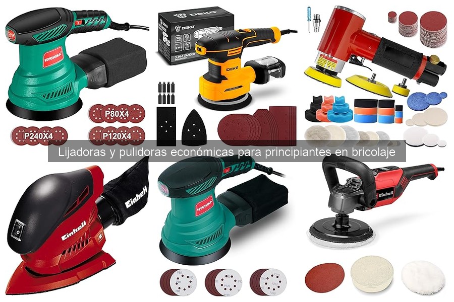Consejos esenciales para usar lijadoras económicas en bricolaje