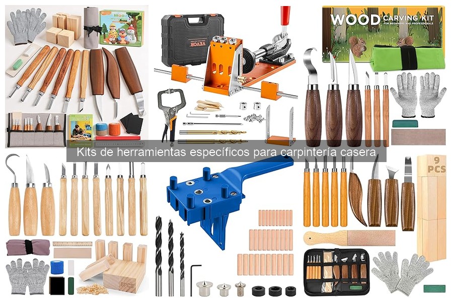 ¿Cuánto cuesta un kit de herramientas para carpintería?