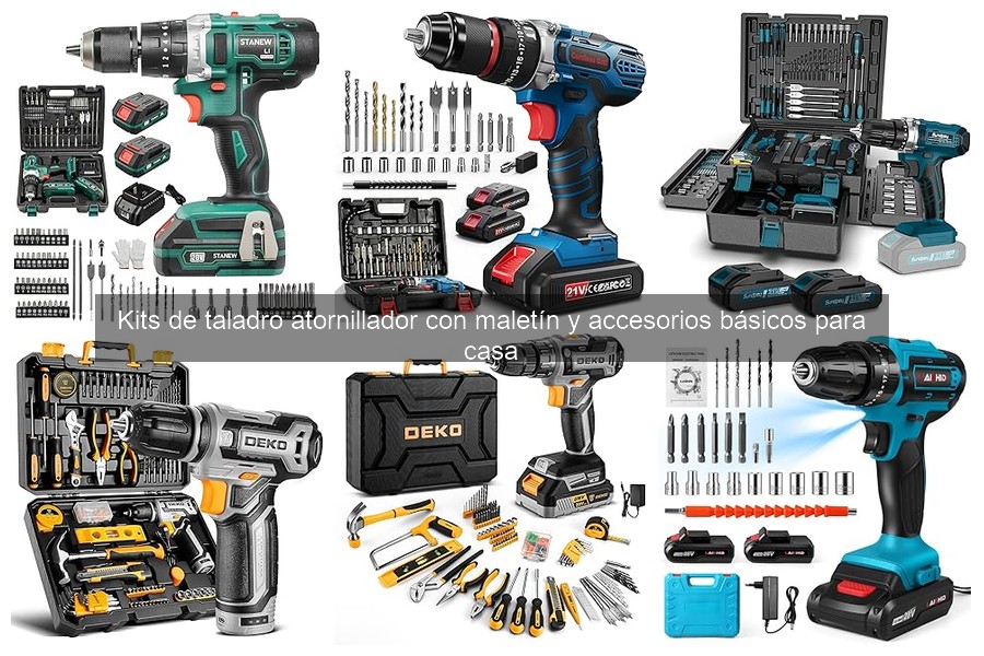 ¿Cuánto cuesta un kit de taladro atornillador? Precios y opciones
