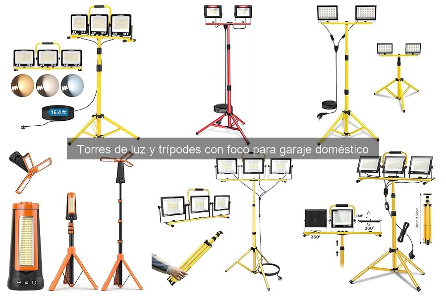 ¿Cuánto gastar en una torre de luz para garaje?