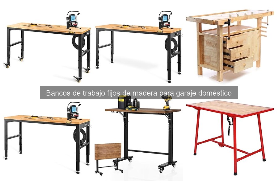 Dónde comprar bancos de trabajo fijos de madera para garaje