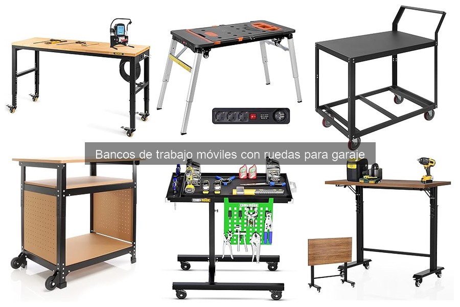 Dónde comprar bancos de trabajo móviles con ruedas al mejor precio