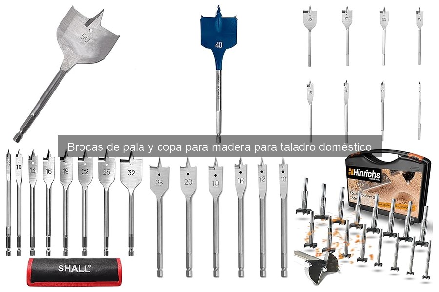 Donde comprar brocas de pala y copa al mejor precio