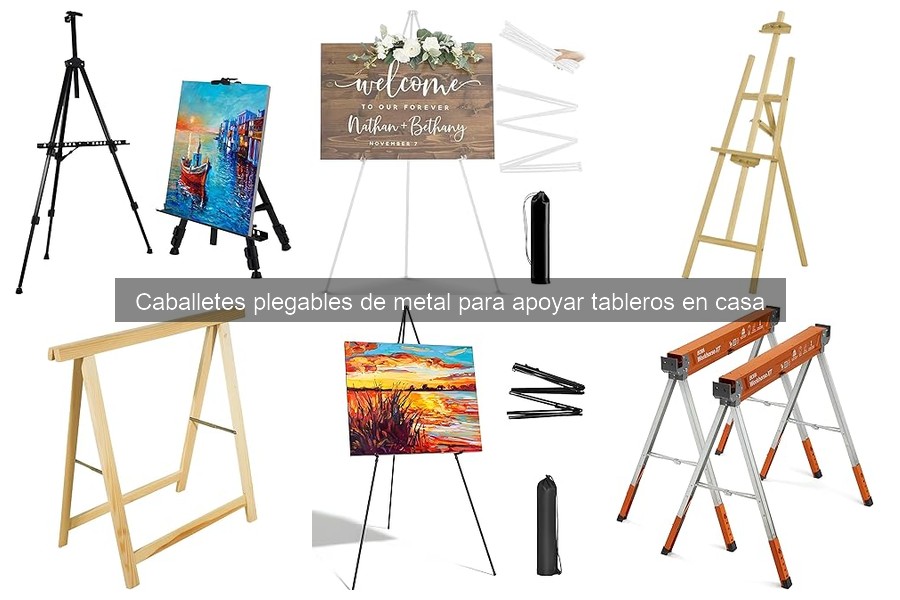 Dónde comprar caballetes plegables de metal: mejores opciones