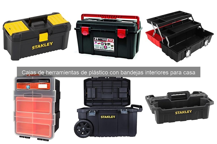 Dónde comprar cajas de herramientas de plástico con bandejas