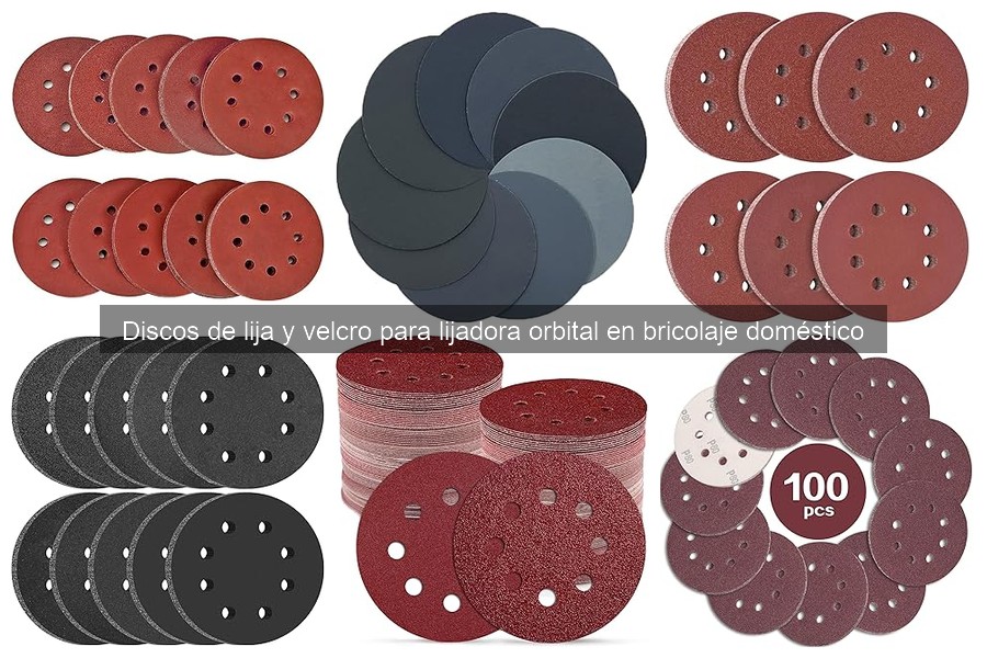 Dónde comprar discos de lija y velcro para lijadora orbital