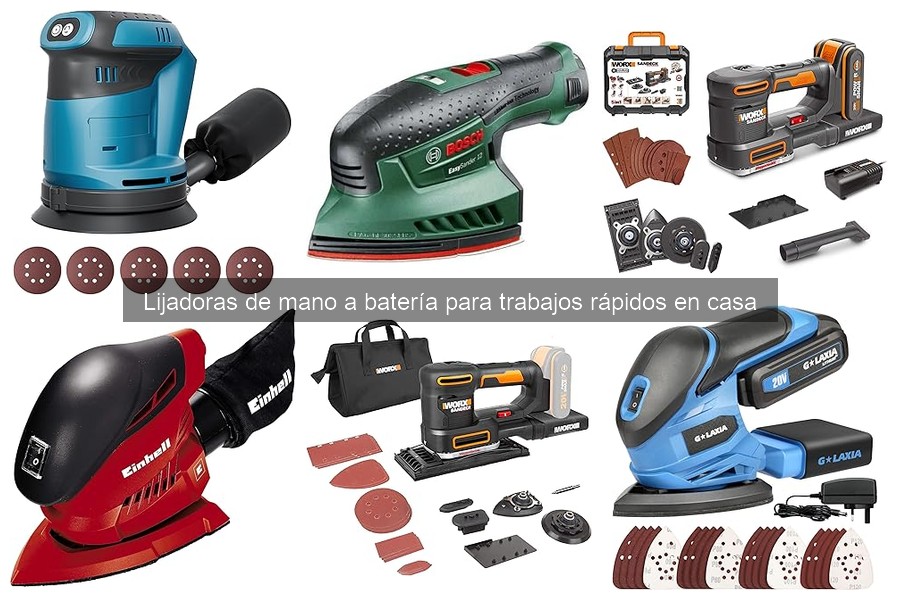 Dónde comprar lijadoras de mano a batería para bricolaje