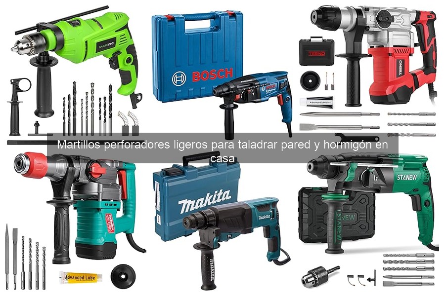 Dónde comprar martillos perforadores ligeros: precios y ofertas