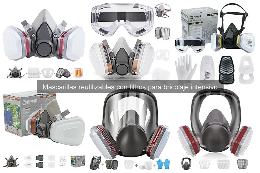 Dónde comprar mascarillas reutilizables con filtros para bricolaje