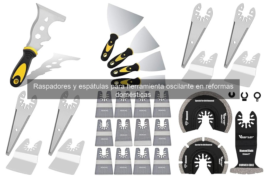 Dónde comprar raspadores y espátulas para herramienta oscilante