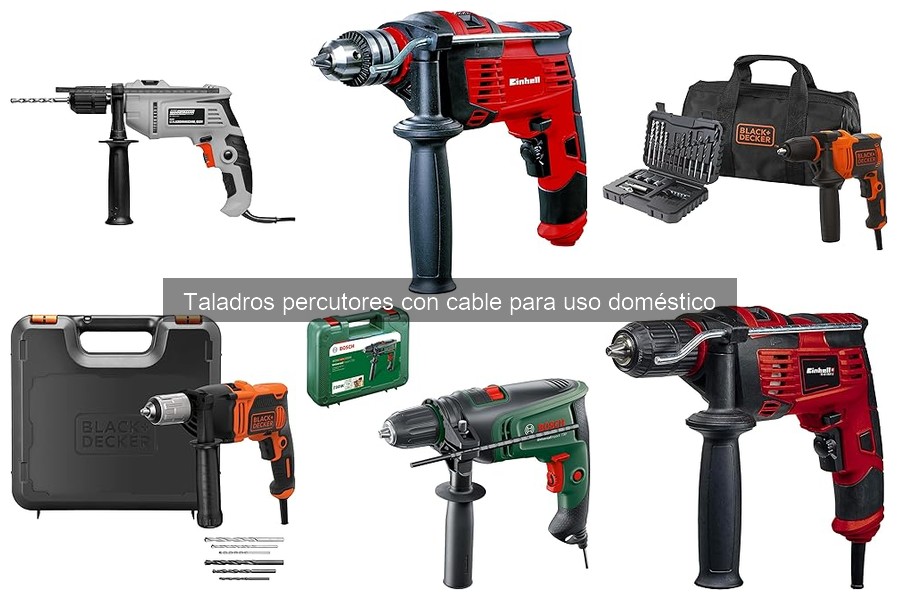Dudas frecuentes sobre taladros percutores con cable