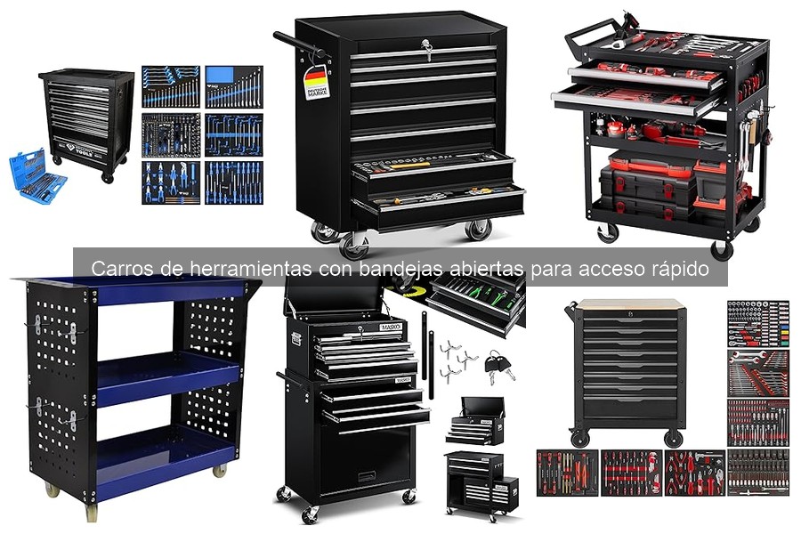 Errores comunes al usar carros de herramientas abiertos