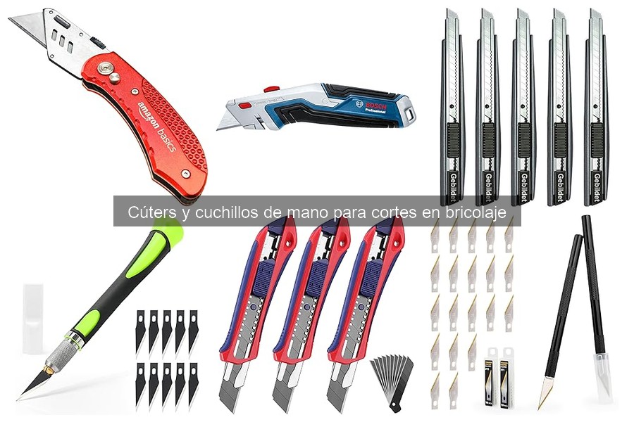 Errores comunes al usar cuchillos de mano en bricolaje