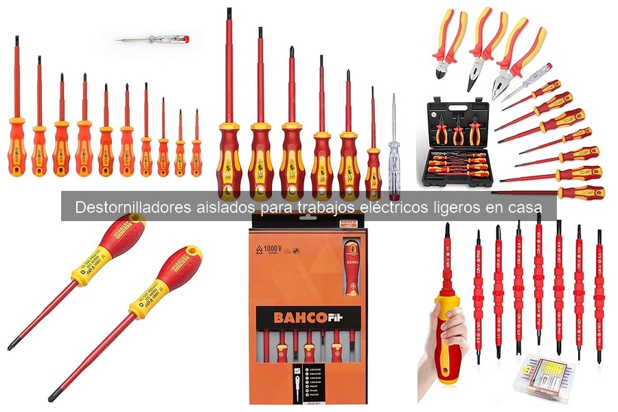 Errores comunes al usar destornilladores aislados en casa
