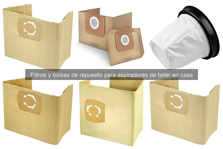 Errores comunes al usar filtros y bolsas de aspiradores de taller