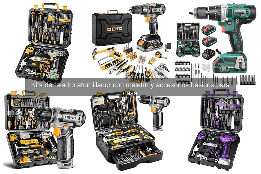 Errores comunes al usar un kit de taladro atornillador