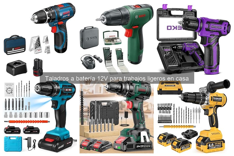 Errores comunes al usar un taladro a batería de 12V