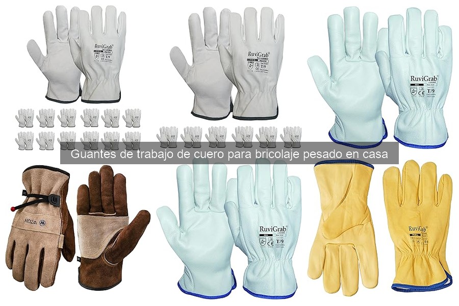 Grosor ideal de guantes de cuero para bricolaje pesado