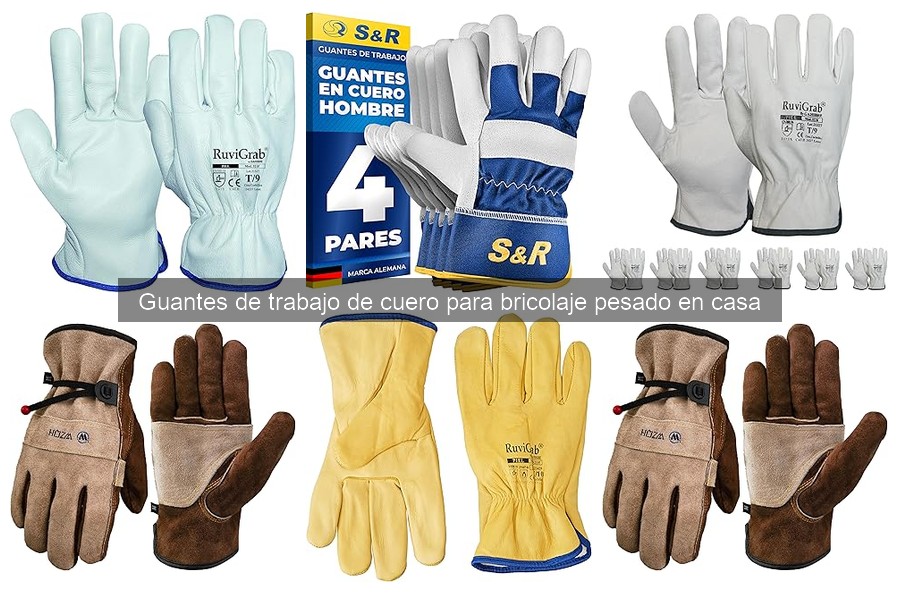 Guantes de trabajo de cuero: características y beneficios