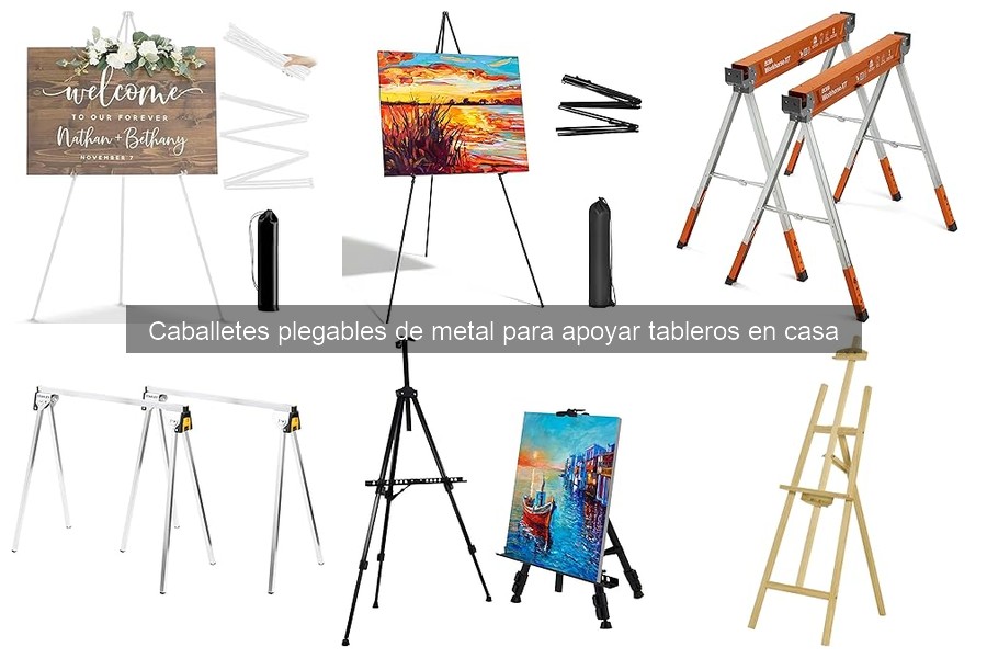 Guía de compra de caballetes plegables de metal para bricolaje