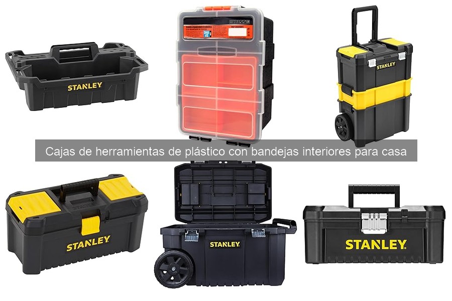 Guía de compra de cajas de herramientas de plástico con bandejas
