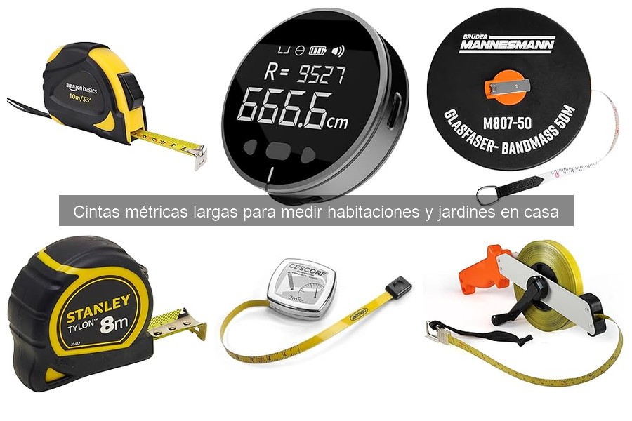 Guía de compra de cintas métricas largas para medir espacios