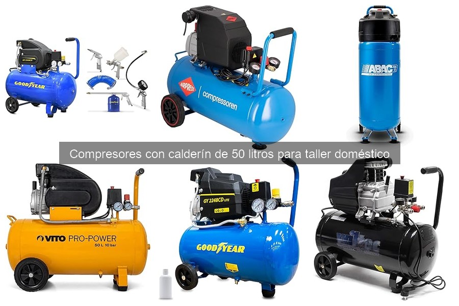 Guía de Compra de Compresores de 50 Litros para Taller