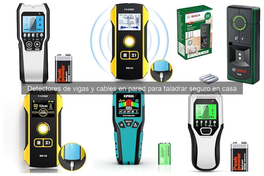Guía de compra de detectores de vigas y cables en pared