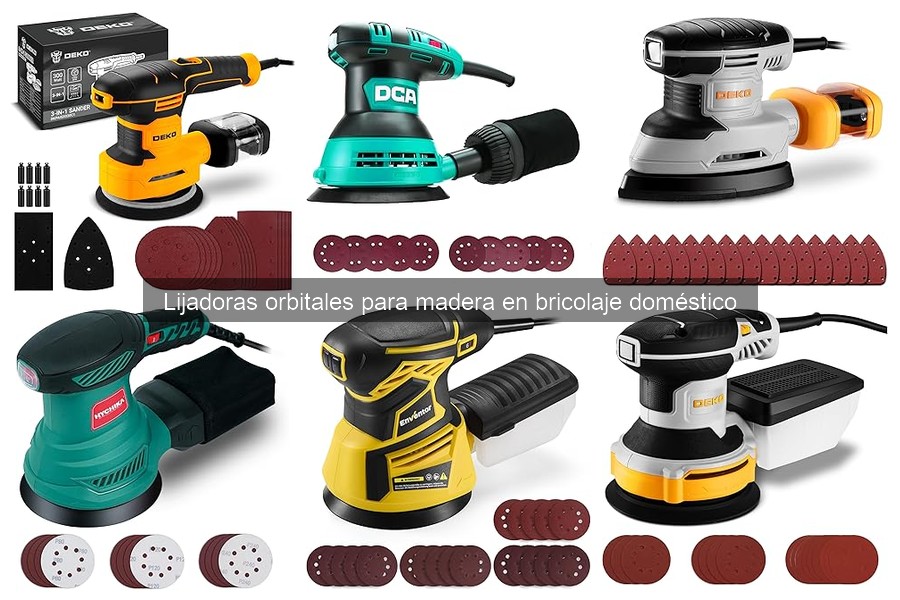 Guía de compra de lijadoras orbitales para bricolaje doméstico