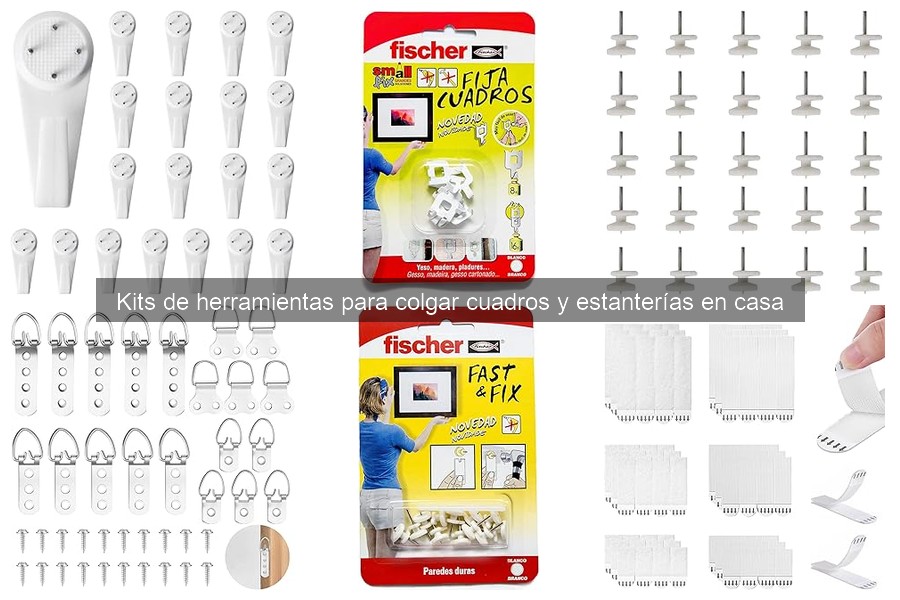 Guía de Kits de Herramientas para Colgar Cuadros y Estanterías