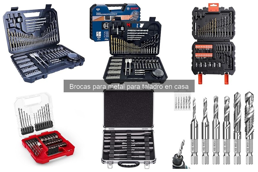 Guía de Tamaños de Brocas para Metal en Casa