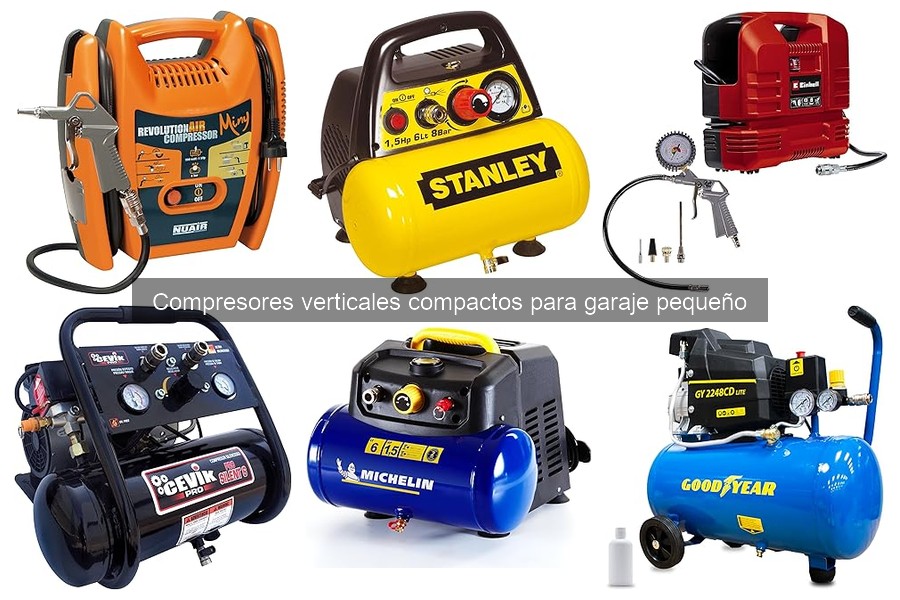 Guía para elegir compresores verticales compactos para garajes