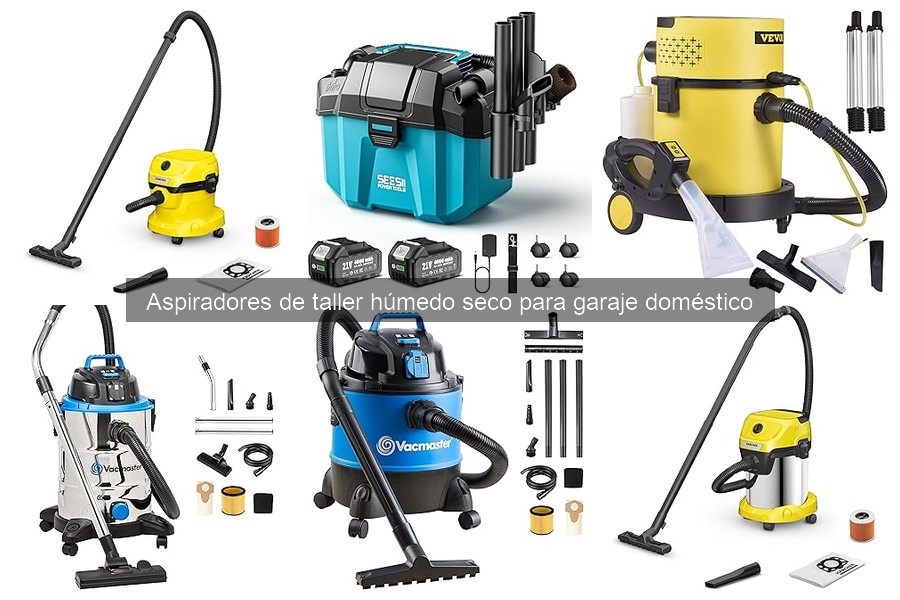 Guía para elegir el mejor aspirador de taller húmedo y seco
