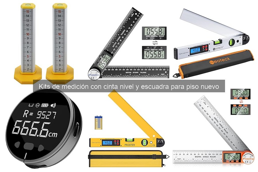 Guía para elegir el mejor kit de medición con cinta y nivel