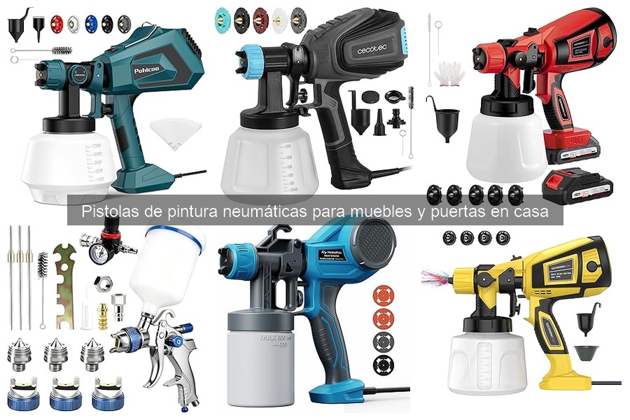 Guía para usar una pistola de pintura neumática en casa