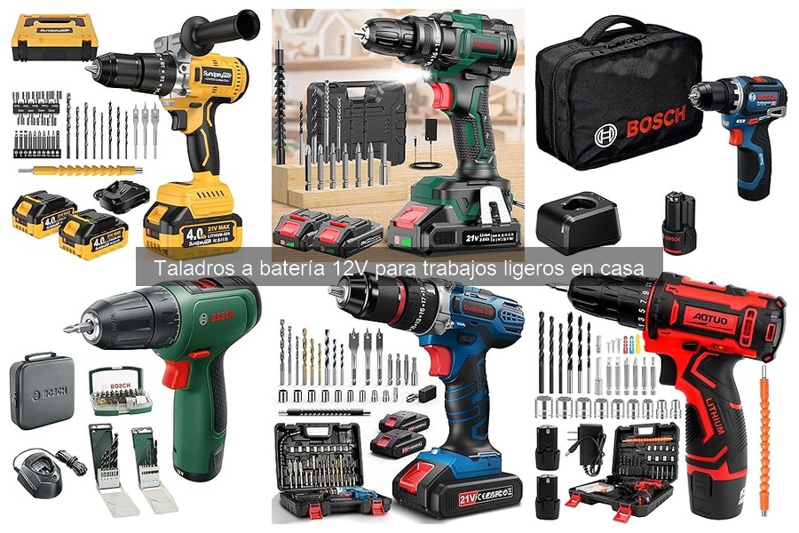 Guía sobre Taladros a Batería de 12V para Trabajos en Casa