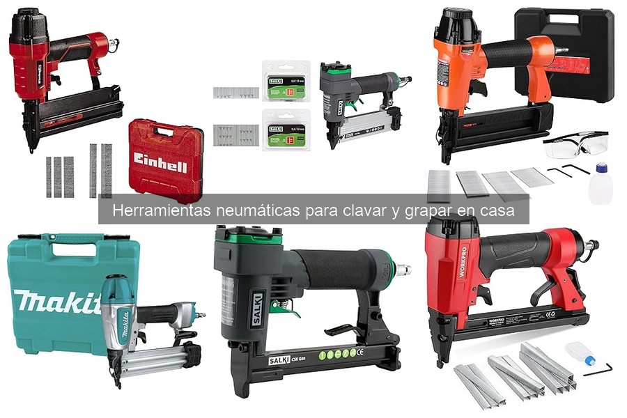Herramientas Neumáticas para Clavar y Grapar: ¿Qué Son?