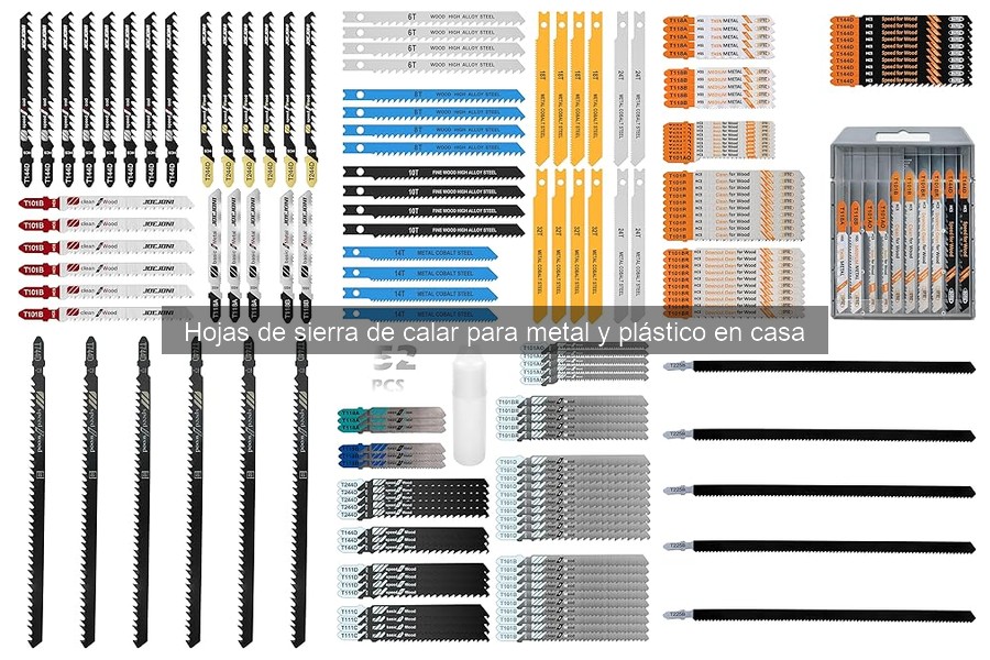 Hojas de sierra de calar para metal y plástico: características