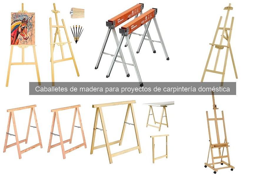 Instrucciones de montaje para caballetes de madera