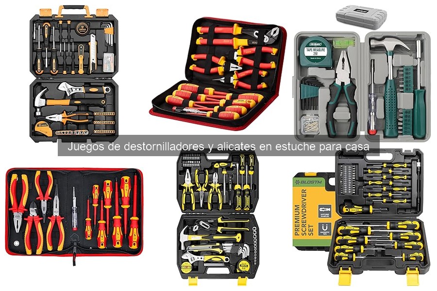 Juegos de destornilladores y alicates en estuche: ¿Qué son?