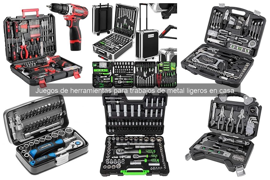 Juegos de herramientas para trabajos de metal ligeros en casa