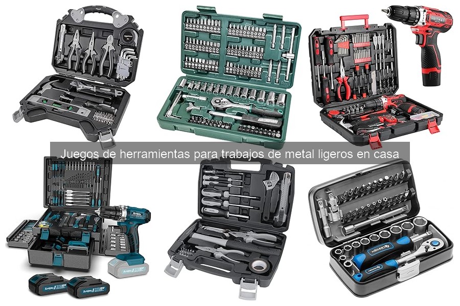 Kit básico de herramientas para metal ligero en casa