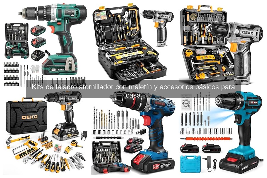 Kits de taladro atornillador recomendados por profesionales